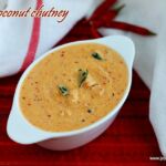 Red coconut chutney