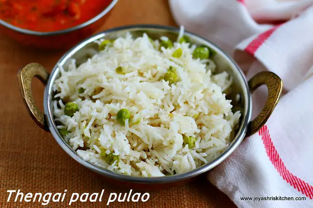 coconut milk pulao