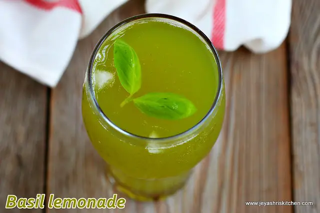 Basil -lemonade