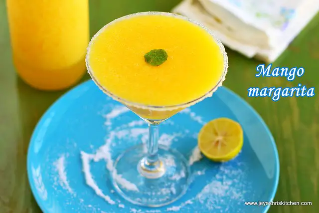 Virgin mango margarita