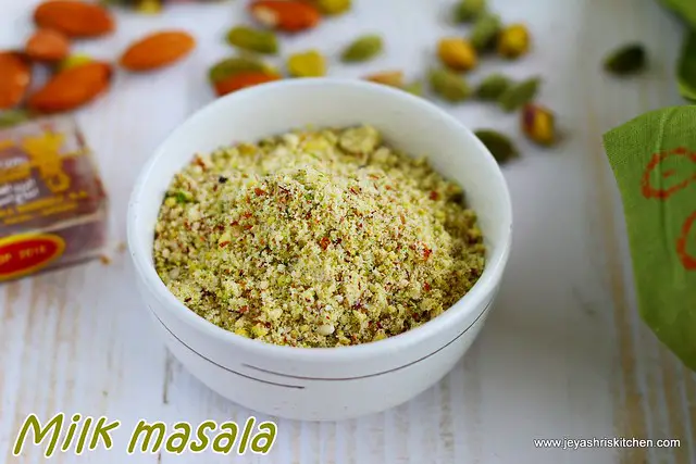 Milk masala powder