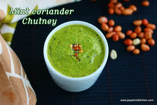 Mint coriander chutney