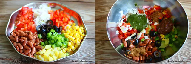 Mexican bhel chaat