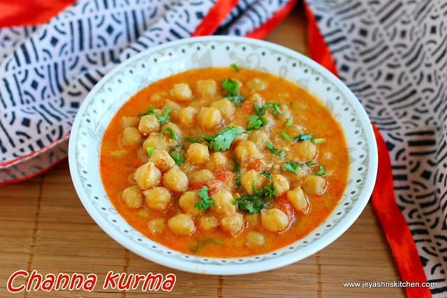 Chickpeas kurma