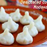 Desiccated coconut modak
