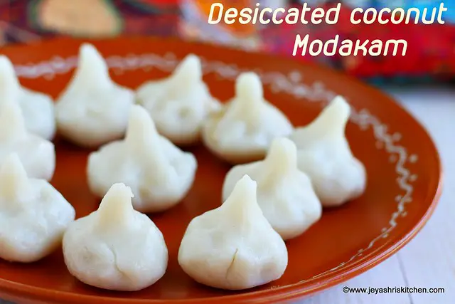 Desiccated coconut modak