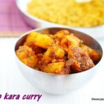 Potato kara curry