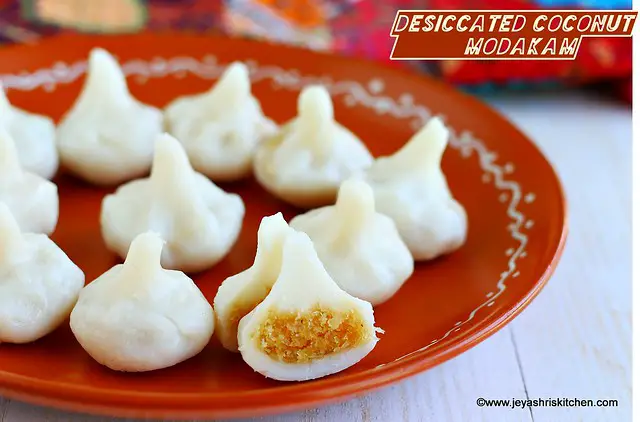 Desiccated coconut modak