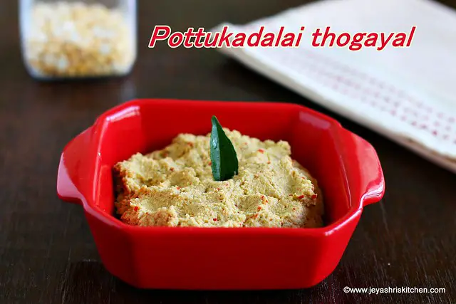 Pottukadalai-thuvayal