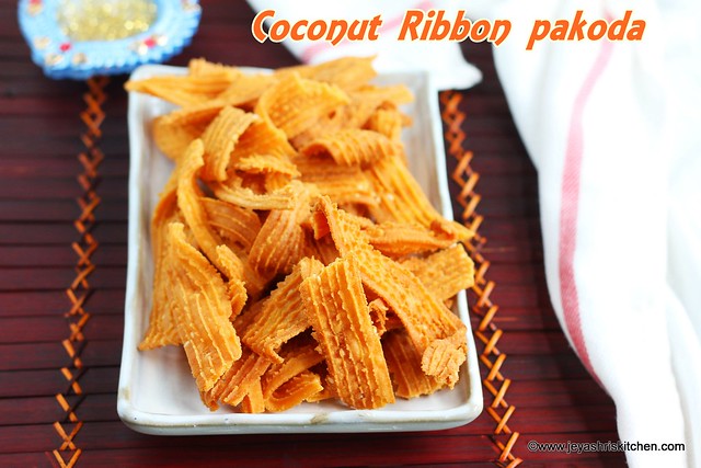 Coconut ribbon pakoda