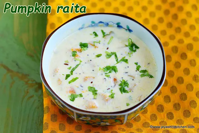 Pumpkin raita