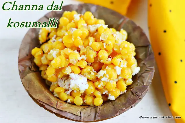 Channa dal kosumalli