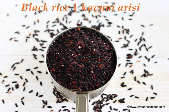 Kavuni-arisi- black rice