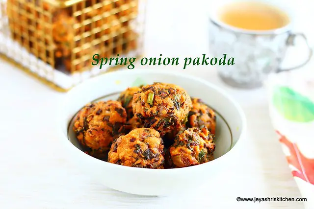 Spring onion pakoda