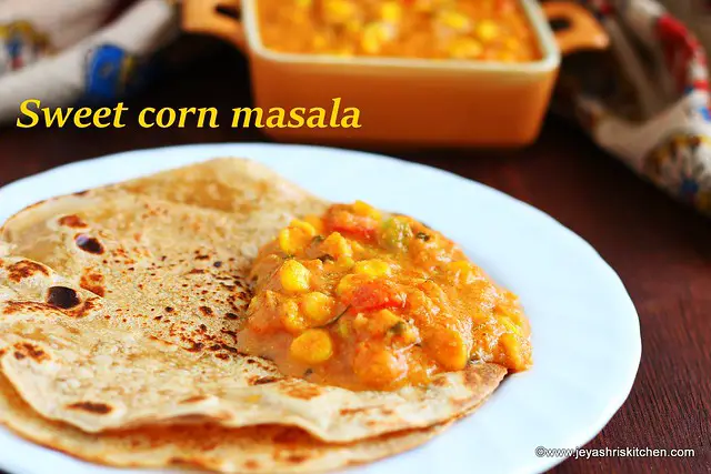 Sweet corn-masala