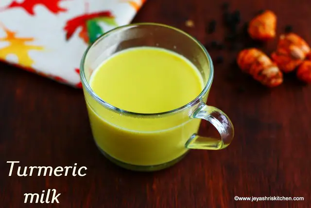 Turmeric-milk recipe