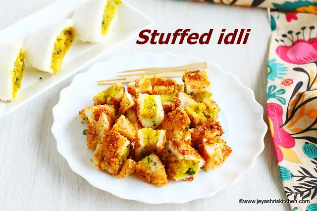 Stuffed idli