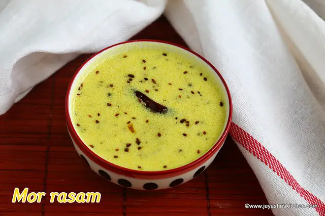 Mor-rasam recipe