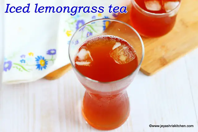 Iced lemongrass tea