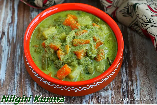 Nilgiri kurma recipe