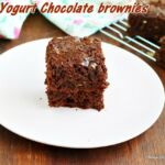 Eggless brownies