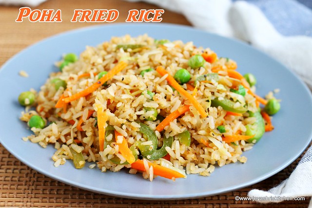 Poha fried rice