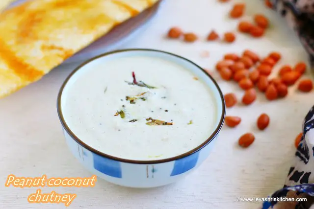 Peanut coconut chutney