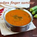 Ladies finger sambar