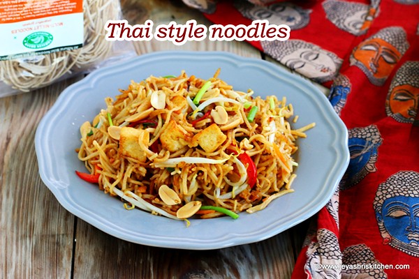 Thai style veg noodles