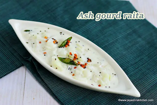 Ash gourd raita