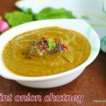 Mint-onion chutney