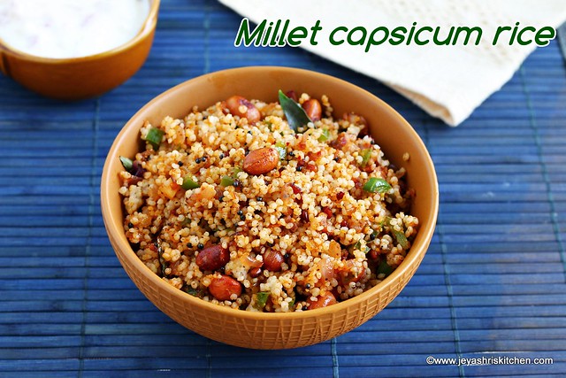 Millet capsicum rice