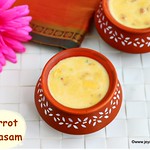 Carrot payasam with jaggery