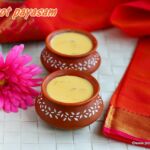 Carrot-payasam with jaggery