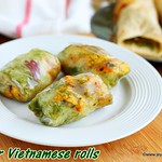 Paneer Vietnamese rolls