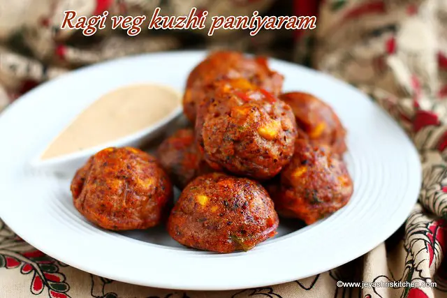 Ragi kuzhi paniyaram