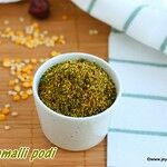 Kothamalli podi