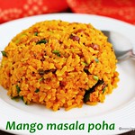 Mango masala poha