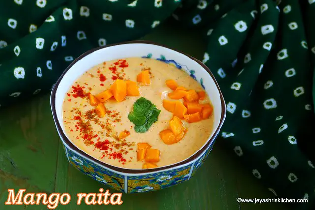 Mango raita