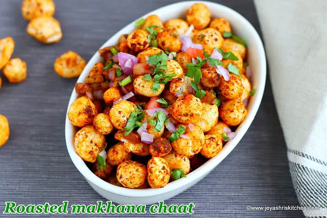 Phool makhana chaat