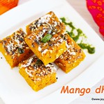 Mango Dhokla recipe