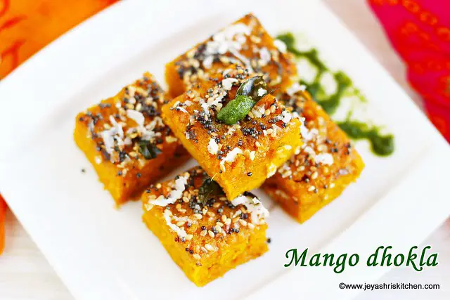 Mango-dhokla