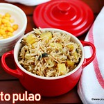 Potato pulao recipe