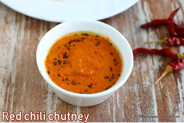 Red chili chutney