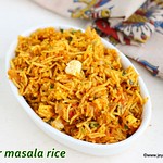 Paneer masala rice