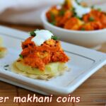 Paneer makhani coins