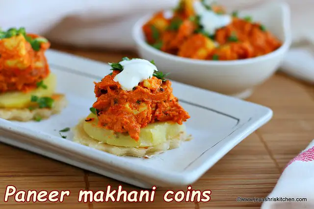 Paneer makhani coins