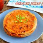 Schezwan paneer paratha