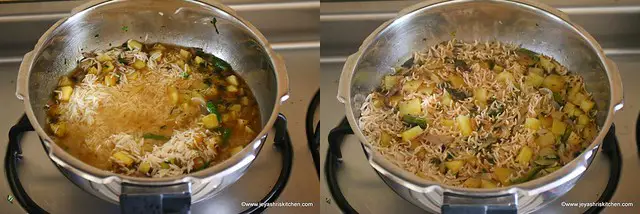 potato pulao 3