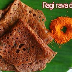 Ragi rava dosa